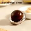 Magnetic Mechanical Kitchen Timer 60-Minute Countdown with Bottle Opener Steel Self Discipline Reminder Cooking Study Timer