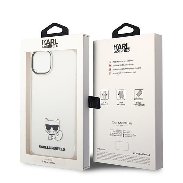 Karl Lagerfeld KLHCP14MCTTR iPhone 14Plus / 15 Plus 6.7" Hardcase Transparent Choupette Body