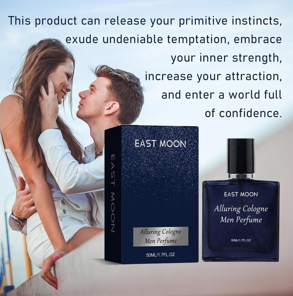 East Moon Alluring Cologne Men Perfume | Fresh , Men's long lasting fragrance | Perfect Present for Men's Day & Valentine's Day