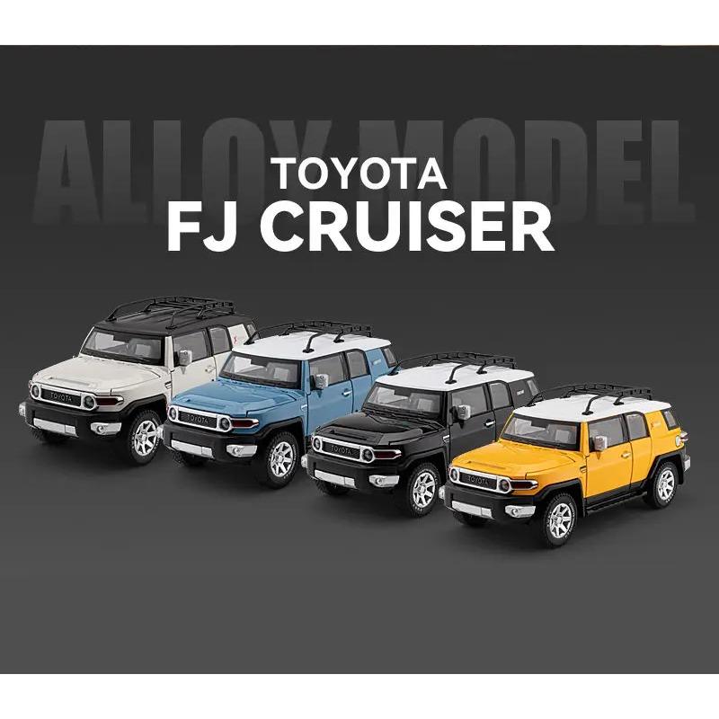 1/24 TOYOTA FJ Cruiser Alloy Car Model Diecast & Toy Metal Off-road Vehicles Car Model Simulation Sound and Light Childrens Gift