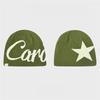 Acrylic Knit Beanies Star Print Stretchable Fit Winter Hat For Men Women Casual Cap Unisex Soft Warm Outdoor Activities