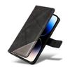 For iPhone 14 Pro Case PU Leather Geometric Lines Wallet Phone Cover Bookstyle Folding Stand