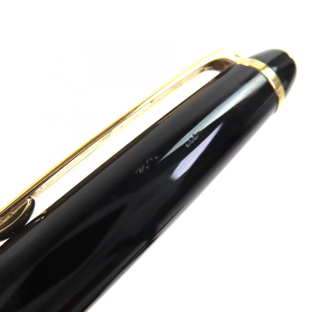 Very Good MONTBLANC fountain pen Meisterstück Classic Black gold 14K mens Used