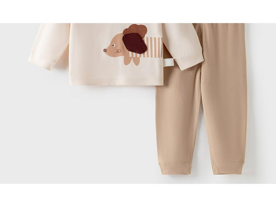 Baby Pure Cotton Two-Piece Underwear Set for Spring and Autumn