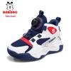 Bobodou Boys' 2026 Breathable Mesh Basketball Shoes with Rotating Button
