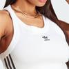Adidas Originals Adicolor Classics Trefoil Three-Stripes Logo Tank Top Women Tops White II0713