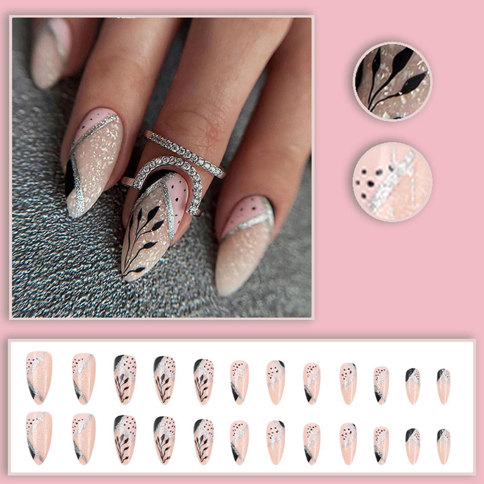 

1,5 мл Сладкий и девичий Короткий Глиттерный Ретро Лак для ногтей, Съемный 24 Штуки