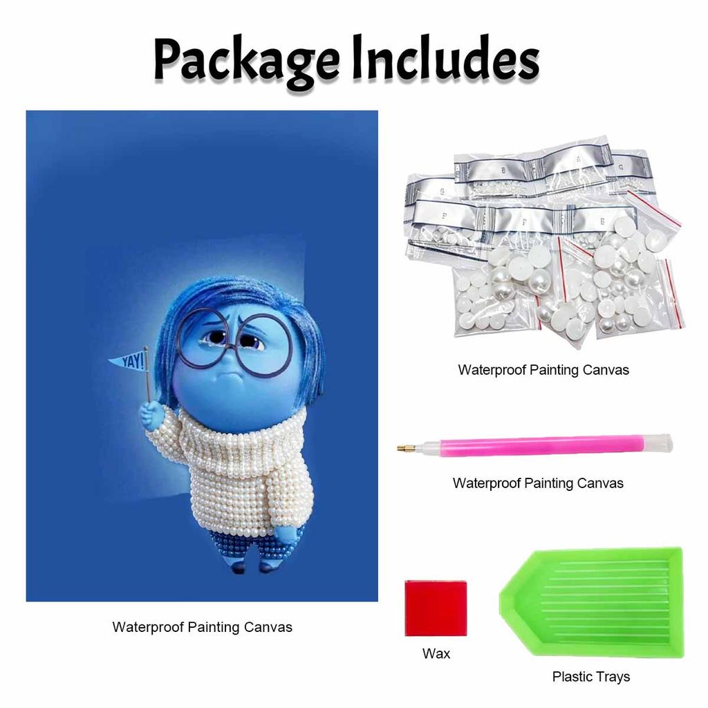 Disney Pearl Painting Inside Out Creative Pearl Art Painting 5D DIY Pearl Embroidery Mosaic Cross Stitch Kit Home Decoration Based On Youyou