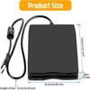 Floppy Disk Reader Drive 3.5" 1.44MB FDD External USB Floppy Diskette Drive for Windows 11/10/8/7/XP/Vista Mac PC Laptop Desktop