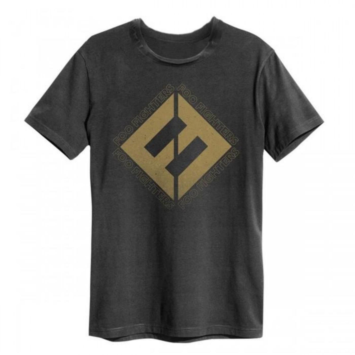 Amplified Unisex Adult Concrete & Gold Foo Fighters T-Shirt S разноцветный