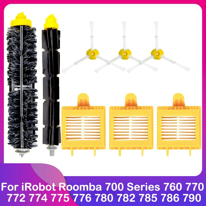 Fit For iRobot Roomba 700 Series 770 780 790 772 774 775 776 760 782 785 786 Main Side Brush Hepa Filter Wheel Accessories Spare