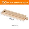 All Kinds Of Wooden Track Accessories Beech Wood Railway Train Track Connector Toys Fit For All Brands Wood Tracks Toys For Kids
