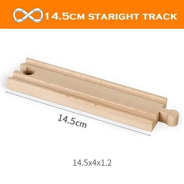 All Kinds Of Wooden Track Accessories Beech Wood Railway Train Track Connector Toys Fit For All Brands Wood Tracks Toys For Kids