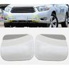 A Pair Front Bumper Tow Hook Covers For Toyota Highlander 2008-2010 Pearl White