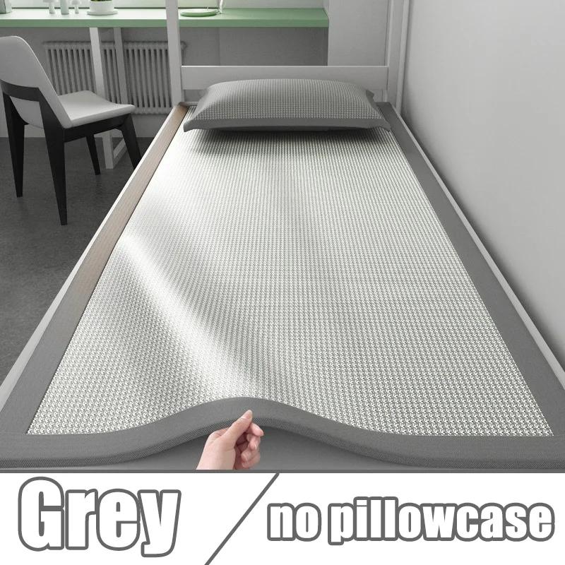 

Охолоджуюча простиня Крижаний шов Холодна на дотик Наматрацник для літа Жарка погода Дихаюча Пральна Постільна білизна Використовувати без наволочки 90x200cm сірий
