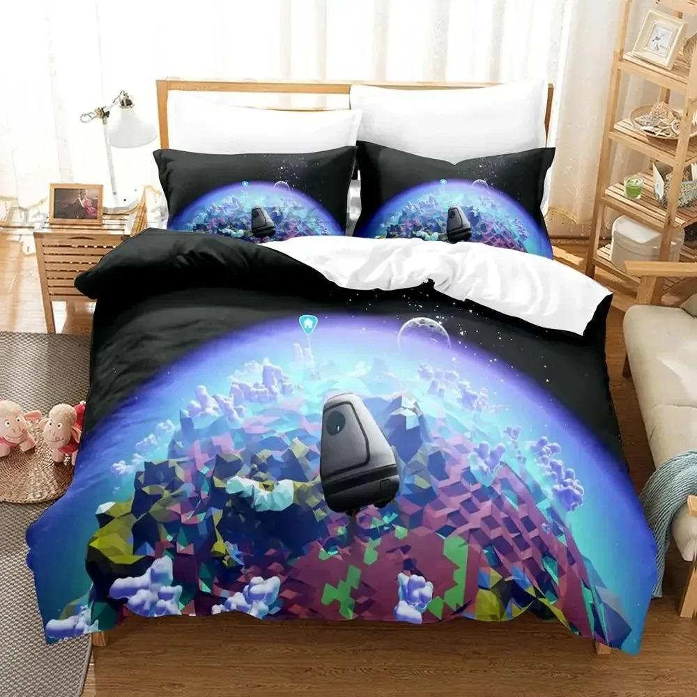 Astroneer Bedding Set Single Twin Full Queen King Size Bed Set Adult Kid Bedroom Duvet cover Sets 3D Print Game bed sheet set