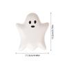 Vassoio Ornamento Fantasma di Halloween Ceramica Carino Vassoio Portagioie Fantasma Decorazioni Piatti di Halloween Per Servire la Cena del Ringraziamento