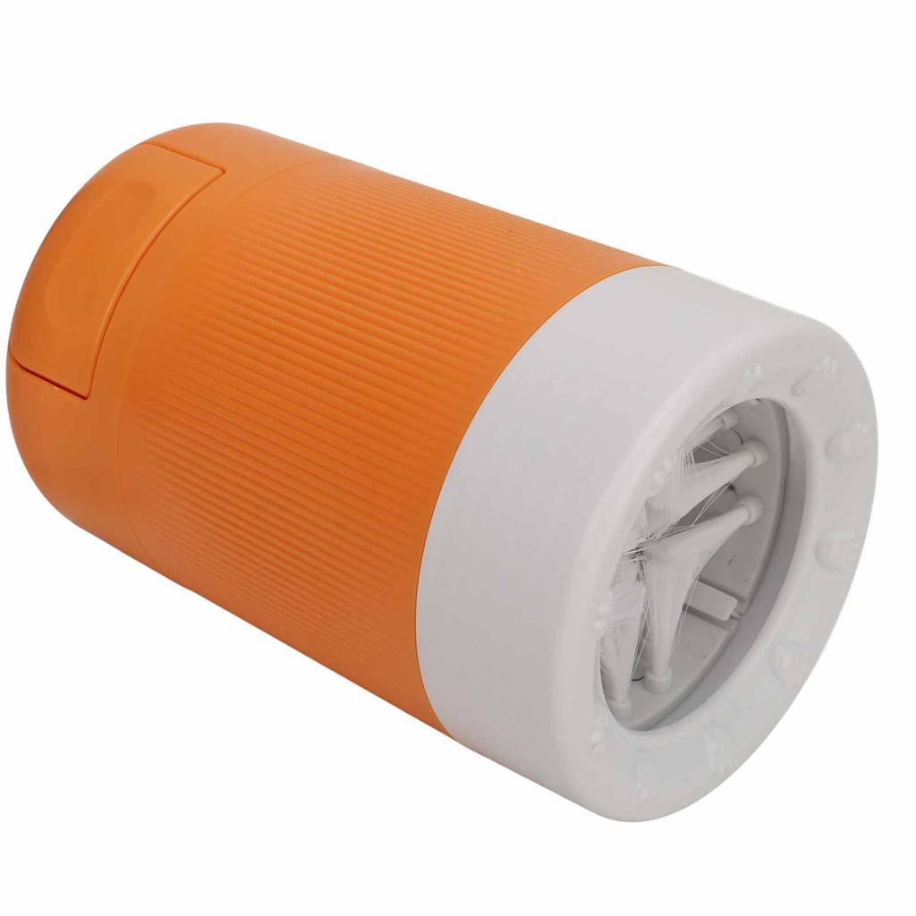 Čistič psích tlapek Poloautomatický Měkké štětiny Odnímatelný Přenosný Kelímek na mytí nohou pro domácí mazlíčky pro kočky Žlutý