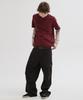 LEIRE Garment-Dyed Curved Cargo Pants [Black]