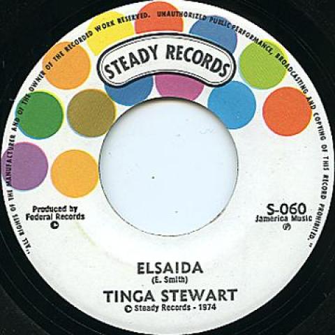 

7inch Record TINGA STEWART - Elsaida S060 Steady Records 1974 US Reggae, Ska & Dub