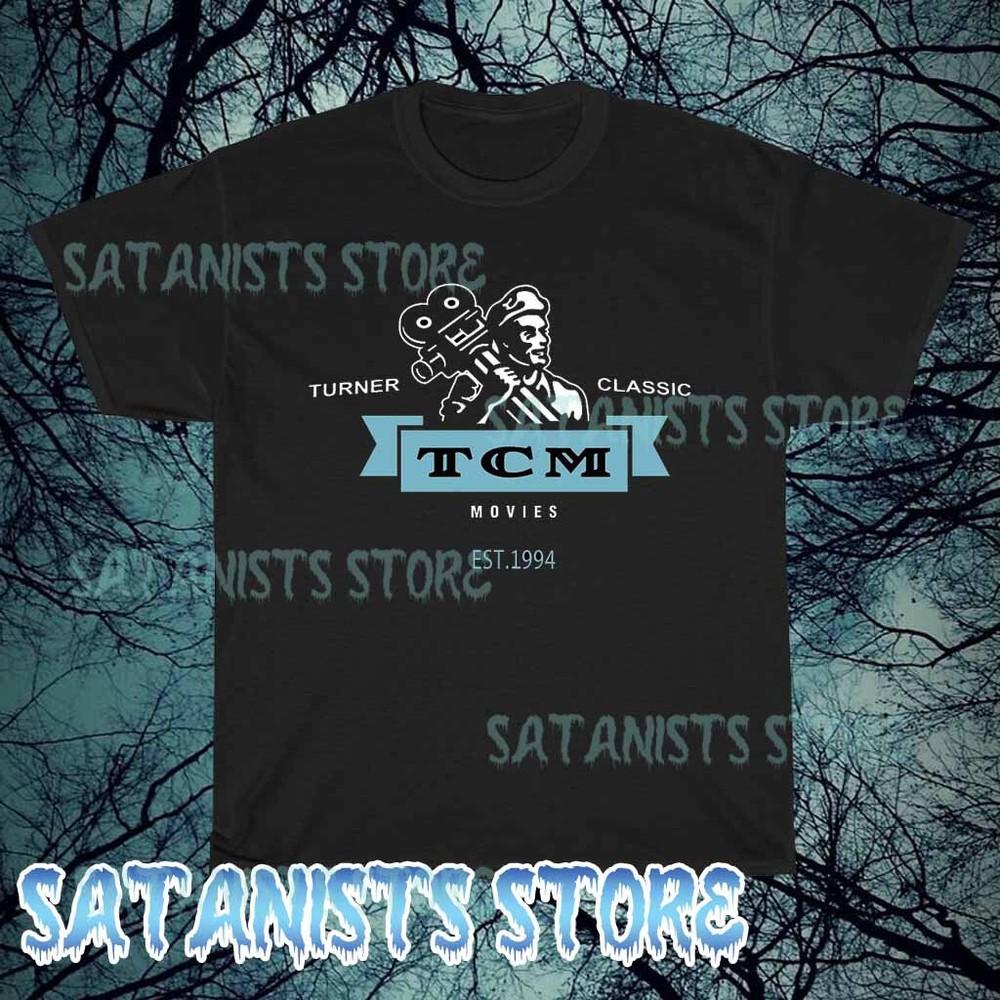 New TCM Classic Movies Turner Logo Men#039;s Tshirt funny size S to 5XL Unisex T-Shirt XXXL