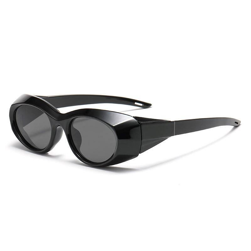 

Wrap Around Sun Glasses Uv400 Fashion Sports Shades Uv Resistant Glasses Non-Polarized Retro Oval Sunglasses For Motorcycle