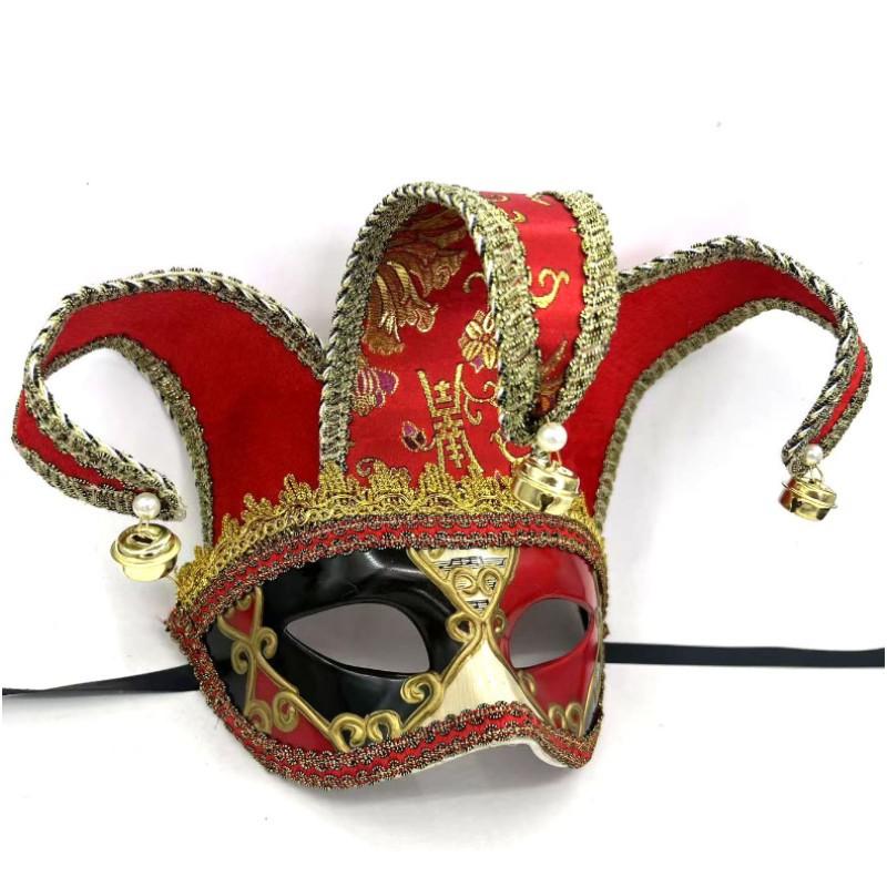 Venetians Comedy Mask Cosplay Mask Masquerades Mask Venetians Mask for Halloween Party Mardi Gras Wall Decorations Mask