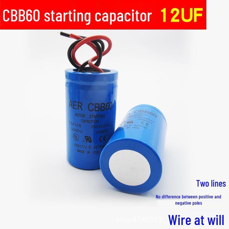 Washing Machine Start Capacitor CBB60 3-20UF for Spin Dry/Dehydration