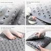 1pc Corner Shower Mat Non Slip - 11x 11cm Corner Shower Mats for Inside Shower, Non Slip Triangle Bath Mat for Bathroom