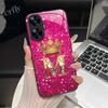 For Realme C55 4G Case Fashion Letters Hard Tempered Glass Back Covers For Realme Narzo N55 NarzoN55 C55 RMX3710 Phone Shell