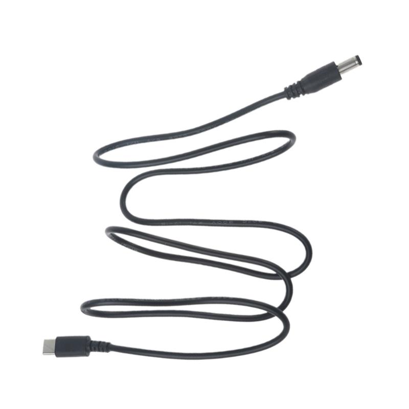 USB Type C to DC5.5x2.1mm Power Cable for Routers, Cameras Fans USB 5V9V12V1.5A Input Type C 5V9V12V3A Input