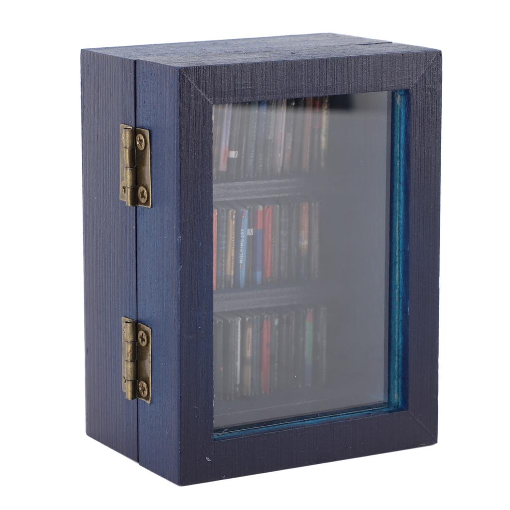 Taschen-Angst-Bücherregal Stressabbau Dekorative Verzierung Miniatur-Bücherregal Vitrine für