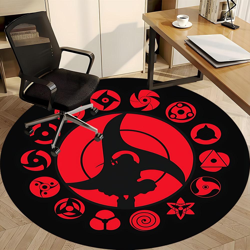 NARUTO Office Round Area Rug,  Under Office Chairs Bedroom Living Room Home Decor a0908161
