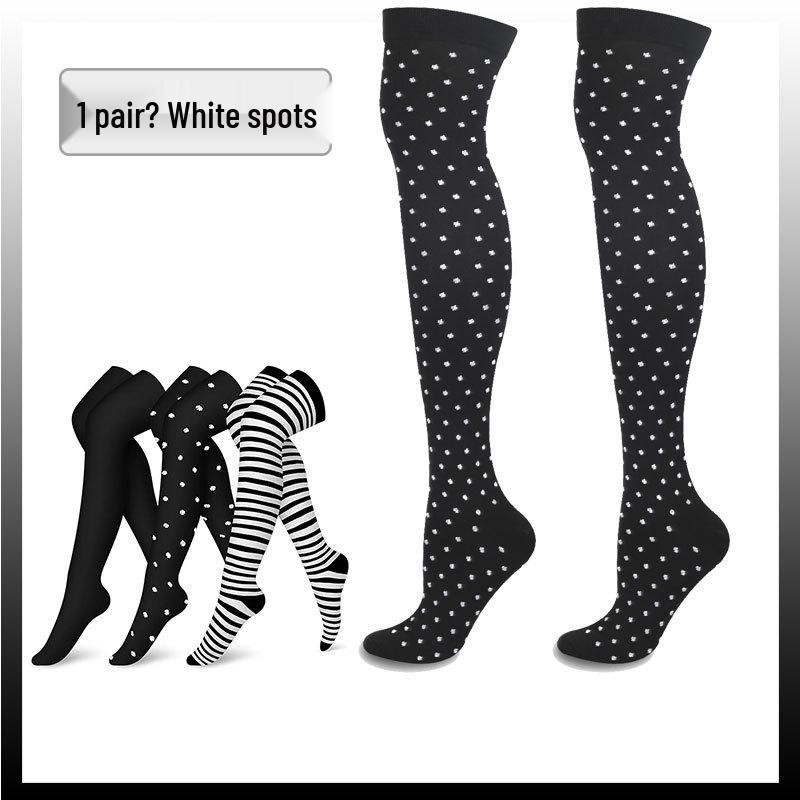 Elastic Over-the-Knee Compression Sports Socks for Men and Women - Cross-Knee Muscle Strength and Support