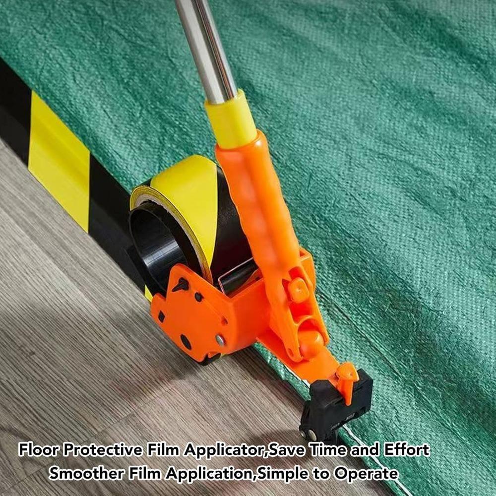 With Roller Manual Tape Dispenser Manual Push Film Tape Applicator Floor Film Installation