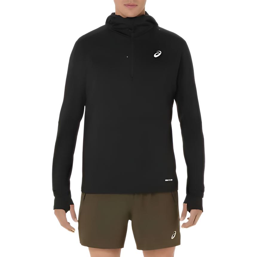 

Asics Road Hooded Fitted Printed Comfortable Versatile Sweatshirt Men sweatshirt 2011D359-001 L