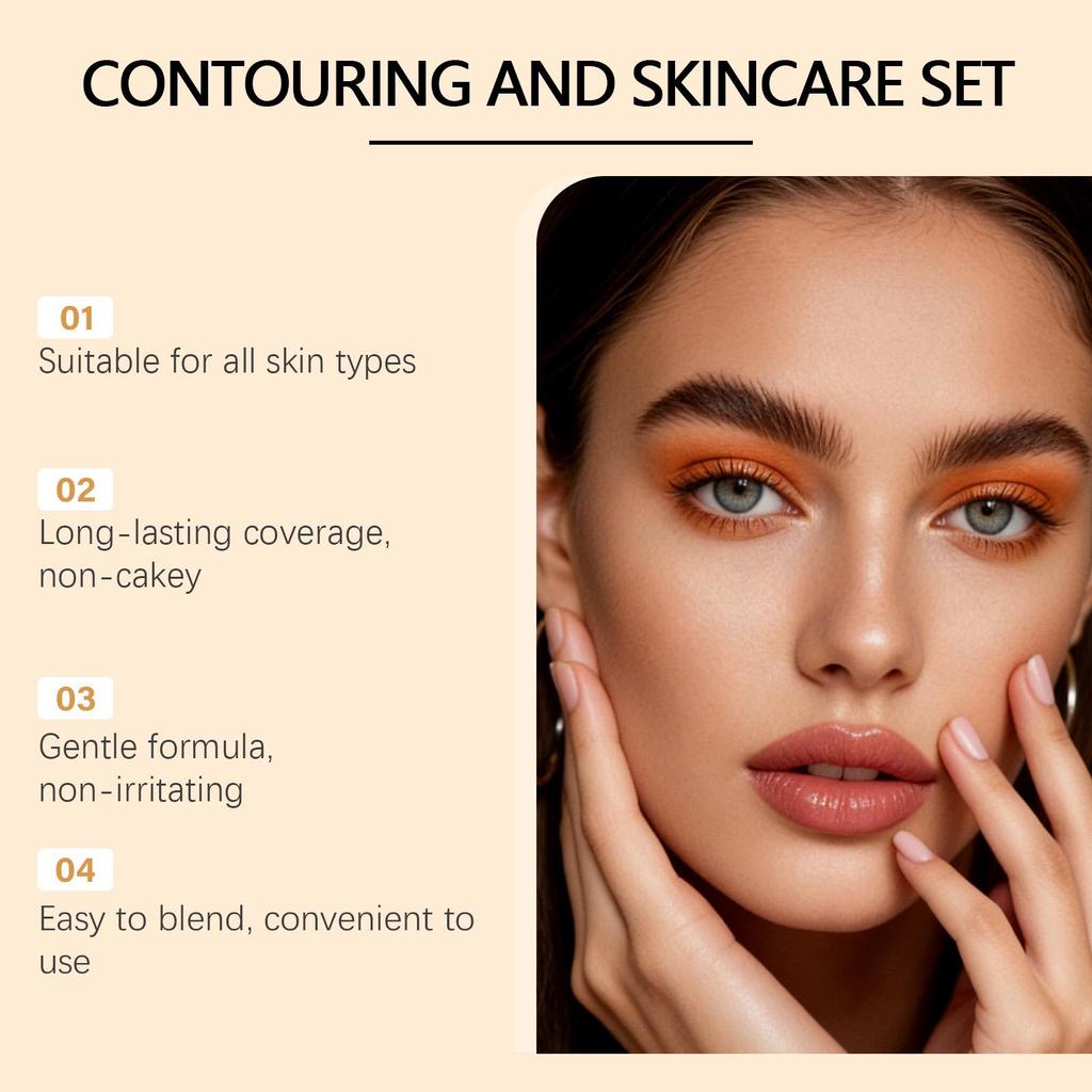 Zephoco Sculpt & Hydrate: Natural Color Contour Set
