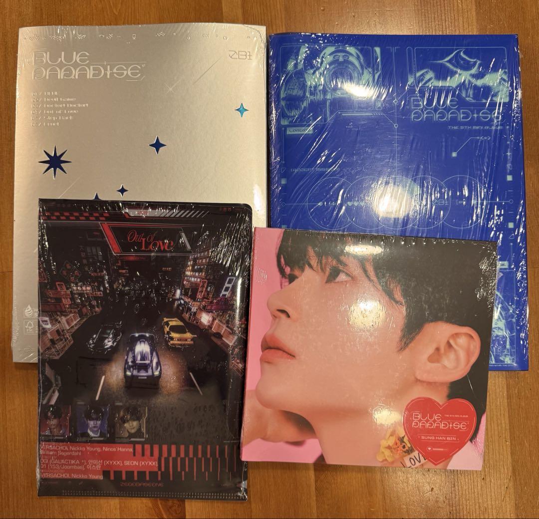 

[USED] zerobaseone zb1 zebewan album set of 4
