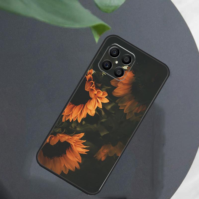 Sunny Sunflower Case For Honor Magic 7 Lite 5 6 8 Cover For Honor 200 400 Pro 90 70 50 X8a X8b X9a X9b X9c