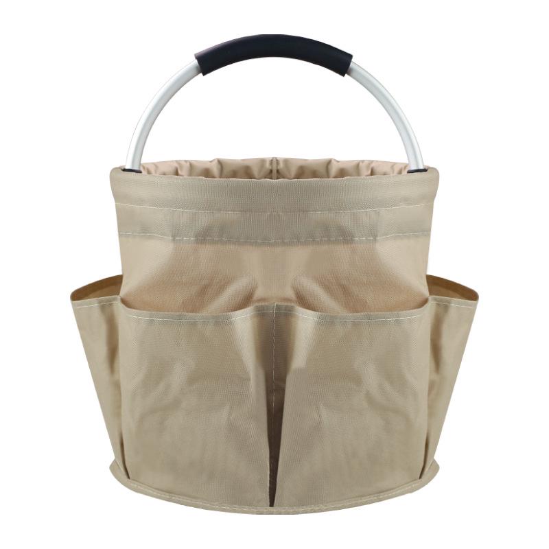 Lightweight Foldable Beach & Picnic Basket - Portable Handheld Storage and Wash Bag
