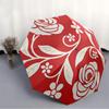 1 Stück Automatischer Faltregenschirm mit Blumenmuster - Kompaktes 8-Rippen-Design, Langlebiger Kunststoff & Eisen, Festliches Geschenk, Kompakter RegenschirmUmbrellan035