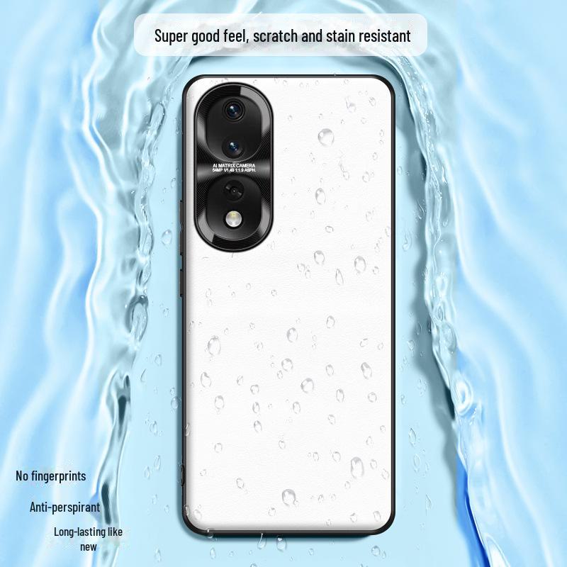 Kompatible Honor 80 Pro Hülle aus Flüssigleder - Sturz- und Schmutzabweisende Schutzhülle (Wird einzeln versendet)