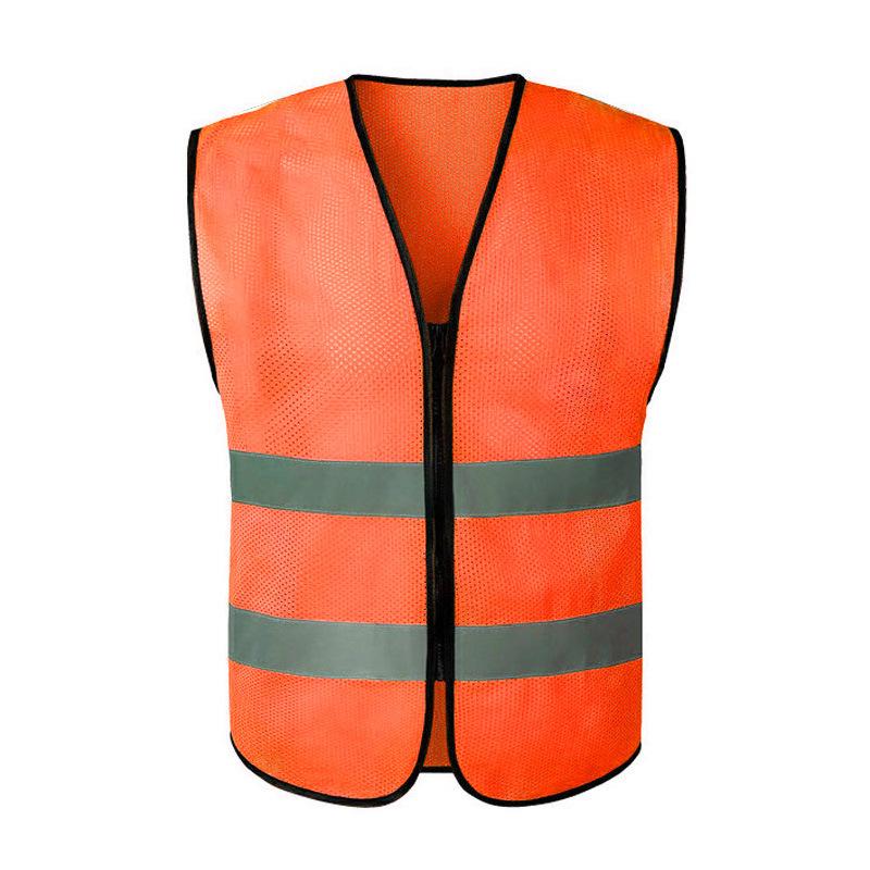 Reflective Multi-Pocket Safety Vest for Traffic, Construction, Cycling, and Sanitation.