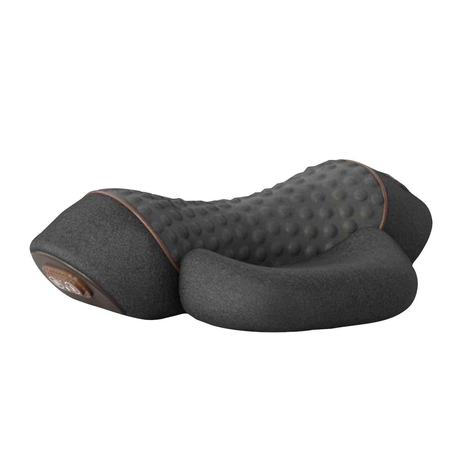 

Подушка для массажа шеи и горба, подушка для массажа шеи и плеч для снятия боли в глубоких тканях, подогреваемый массажер для мужчин и женщин, подушки из пены с эффектом памяти для облегчения сна One Size чёрный