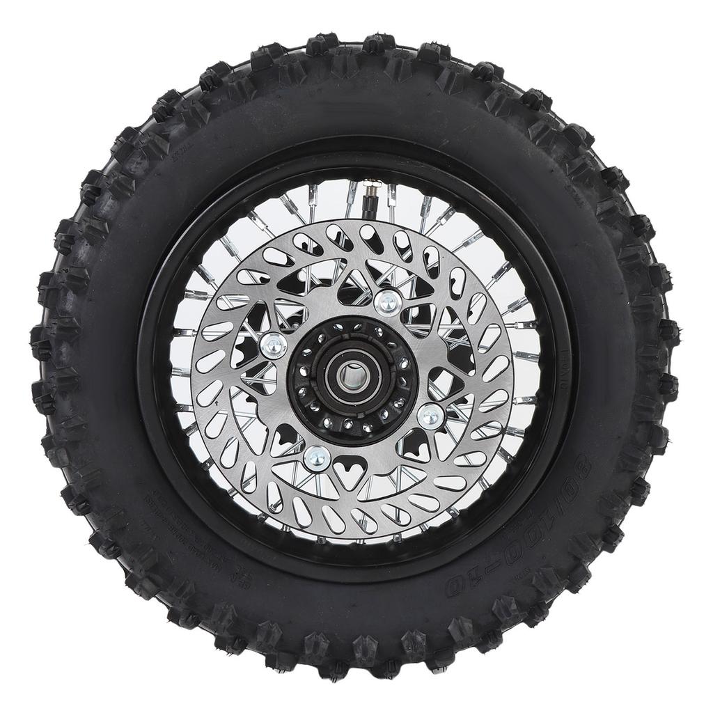 10 Inch Rear Wheel Rim Tire Assembly 80 100 10 3.00 10 12mm Axle Rear Wheel Tire and Rim Inner Tube Assembly Includes