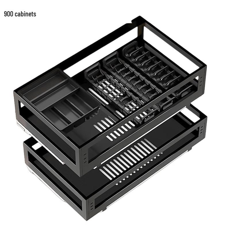 Multi-functional Kitchen Pull-out Dish Rack