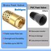 Brass Body Check Valve Hollow Perforated Water Strainer Foot Valve  Water Suction System