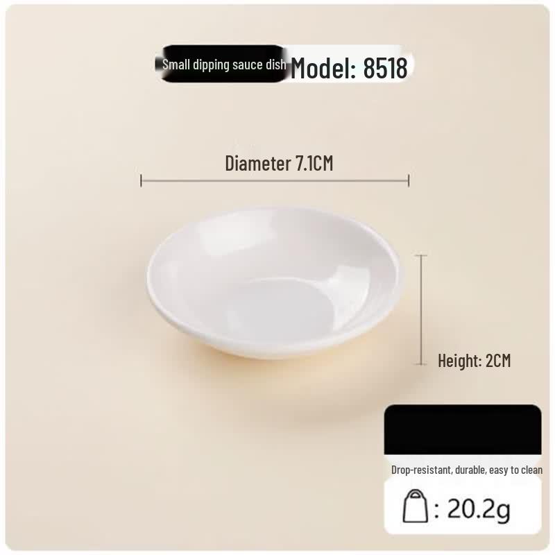 Melamine Round Sauce & Appetizer Dish