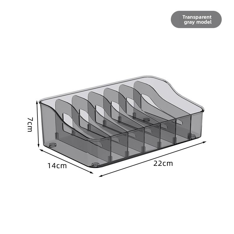 Ящик для хранения специй Бытовая кухня Многосекционный интегрированный Съемная полка для специй Стеллаж для хранения серыйпрозрачный 725₽