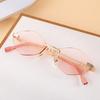 JYL TS Women's Photochromic Rimless Polygon - Unique Sun Shades WF-5G298